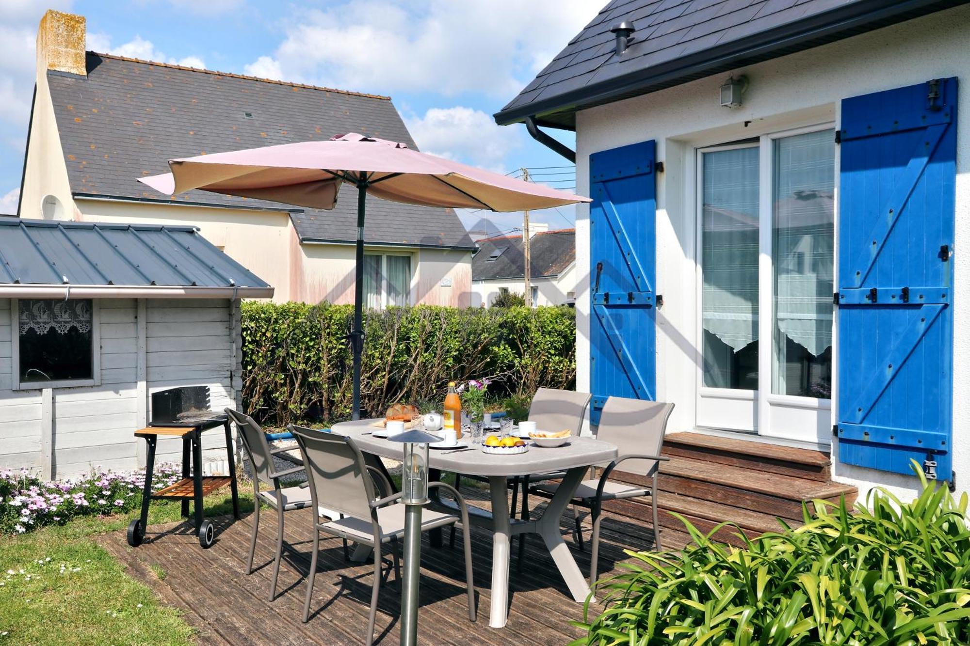 Localise - M3B - Souvenir Du Guil - Maison De Plain-Pied Avec Jardin Clos Au Guilvinec - Tout A Pied, Plages, Port, Centre, Commerces, Marche - Wif Inclus - Linge De Lit Inclus - Animaux Bienvenus Exterior foto